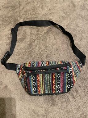 Colorful Woven Festival Fanny Pack